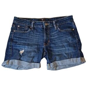 Gap Womens Sexy Boyfriend Short Size 0/25 Low-Rise Denim Cuffed Jean shorts EUC